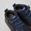 Kinder CamperLab Stiefel | Marineblauer Kinderschuh Aus Leder