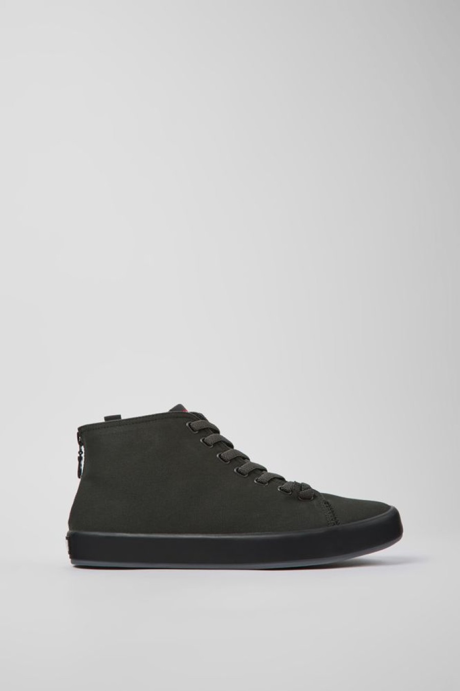 Herren CamperLab Sneaker | Dunkelgrauer Herrensneaker Aus Textil