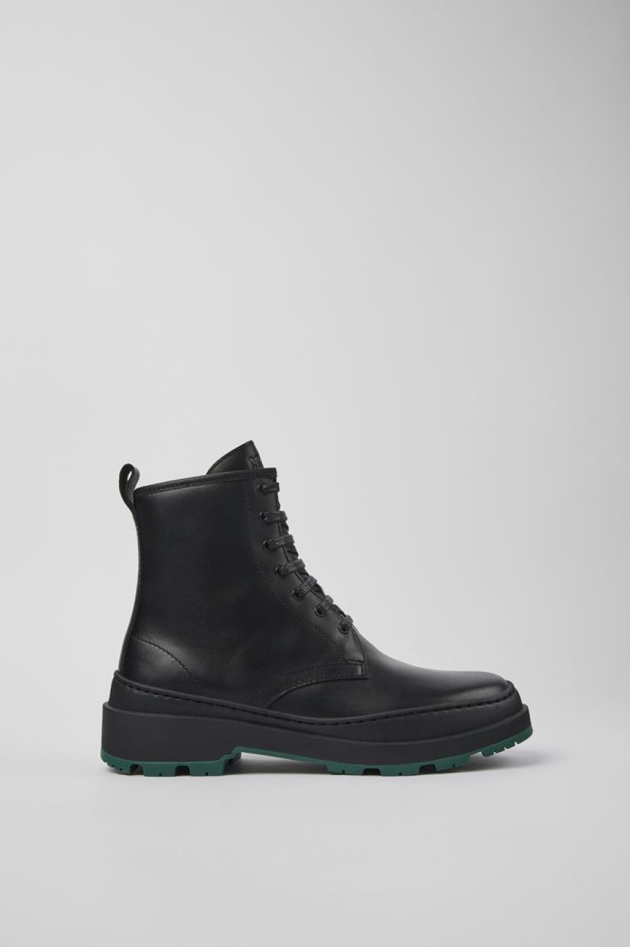 Damen CamperLab Stiefeletten | Schwarzer Damenstiefel Aus Leder