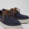 Herren CamperLab Sneaker | Blaue Herrenschuhe Aus Recyclingbaumwolle