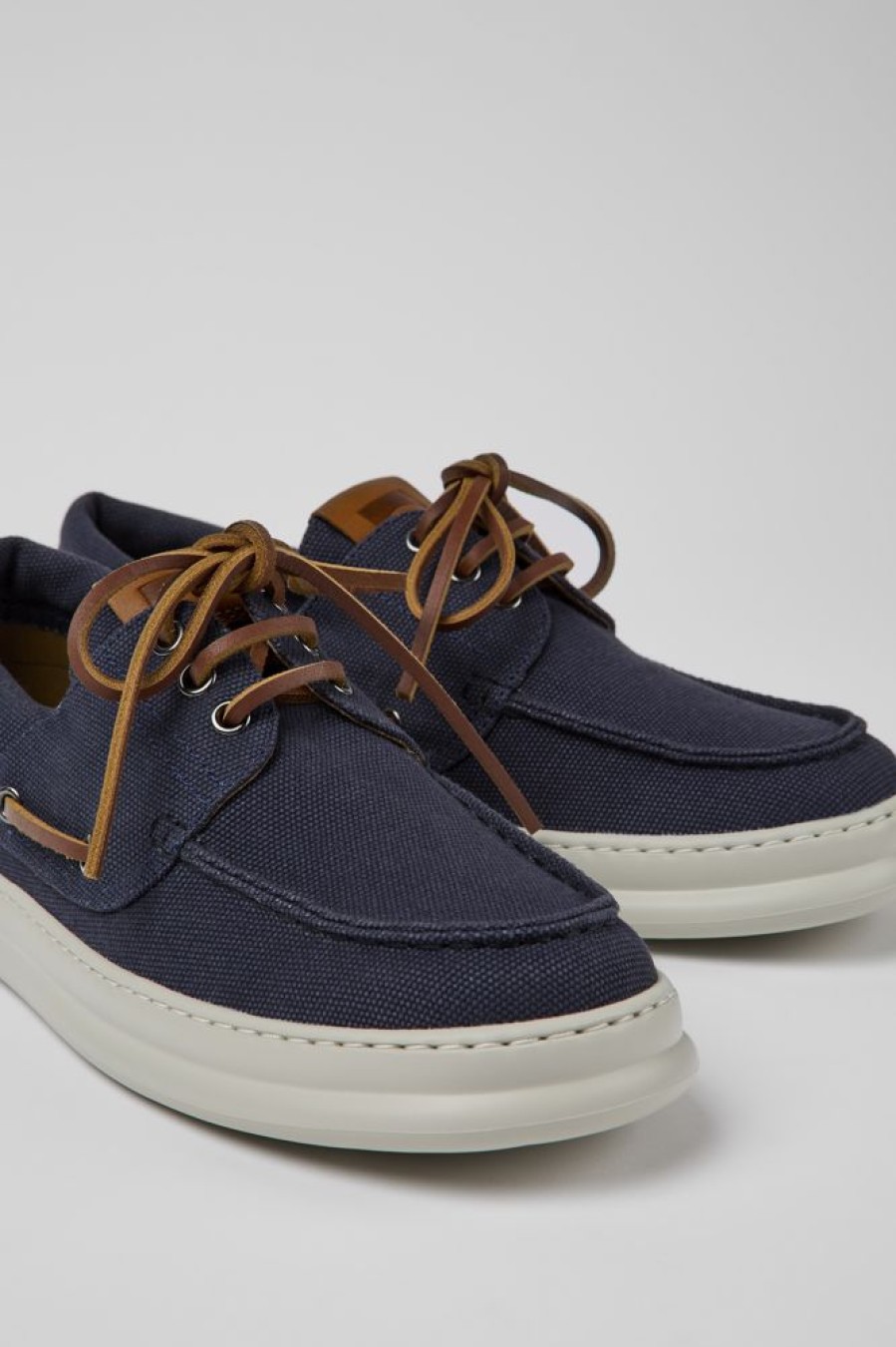 Herren CamperLab Sneaker | Blaue Herrenschuhe Aus Recyclingbaumwolle