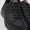 Damen CamperLab Sneaker | Schwarz-Bunter Damensneaker Aus Recyceltem Leder