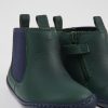 Kinder CamperLab Stiefel | Grun-Blauer Kinderstiefel Aus Leder