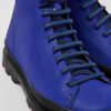 Damen CamperLab Stiefeletten | Blaue Damenstiefelette Aus Mirum®