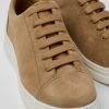 Damen CamperLab Sneaker | Braune Damensneaker Aus Nubukleder