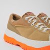 Damen CamperLab Sneaker | Damenschuh Aus Recycling-Textil In Beige Und Weis