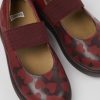 Kinder CamperLab Schuhe Fur Die Schule | Weinroter Kinder-Mary Jane Aus Leder