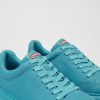 Herren CamperLab Lassige Schuhe | Blauer Herrensneaker Aus Leder