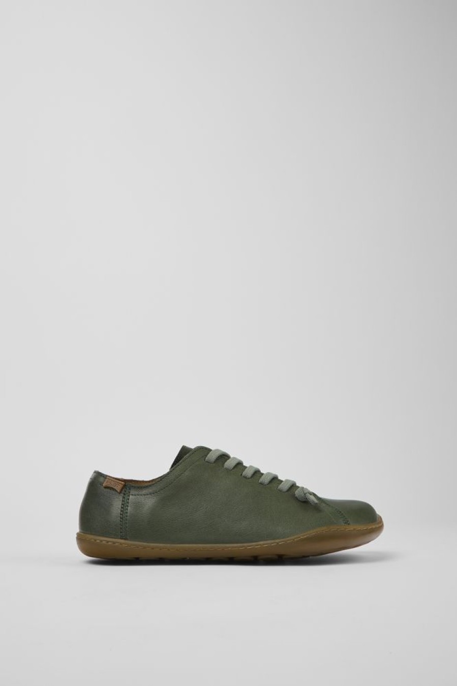 Damen CamperLab Sneaker | Gruner Damenschuh Aus Leder