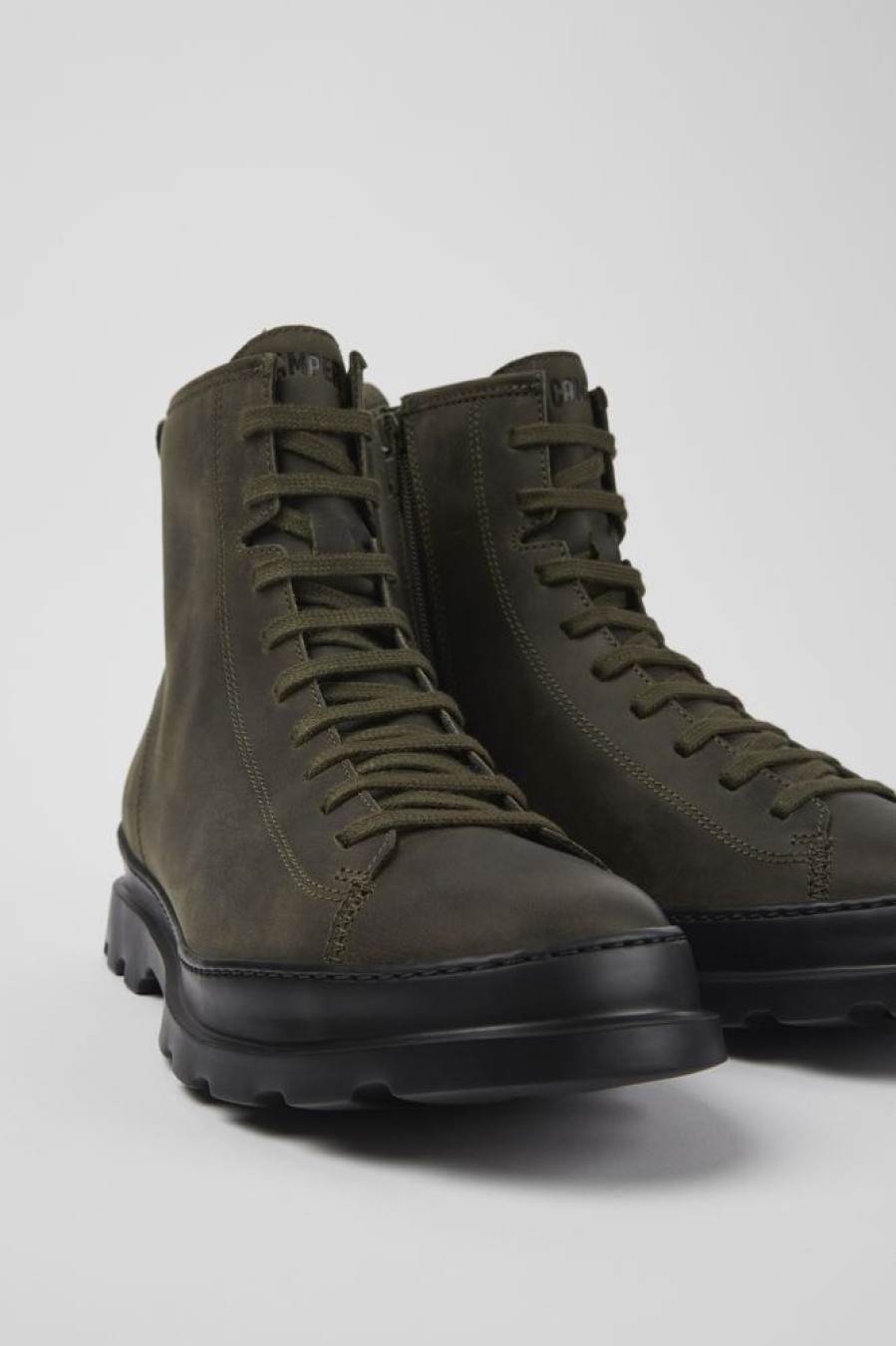 Herren CamperLab Stiefeletten | Gruner, Mittelhoher Herrenschnurstiefel