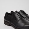 Herren CamperLab Elegante Schuhe | Klassischer Blucher Fur Herren In Schwarz