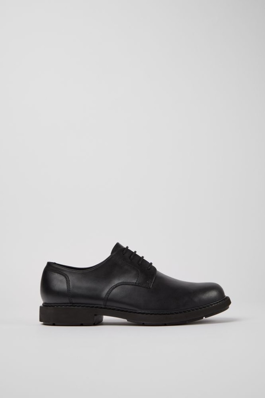 Herren CamperLab Elegante Schuhe | Klassischer Blucher Fur Herren In Schwarz