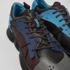 Herren CamperLab Sneaker | Mehrfarbiger Herrensneaker Aus Leder Und Textil