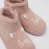 Kinder CamperLab Stiefel | Rosa Stiefel Aus Nubukleder