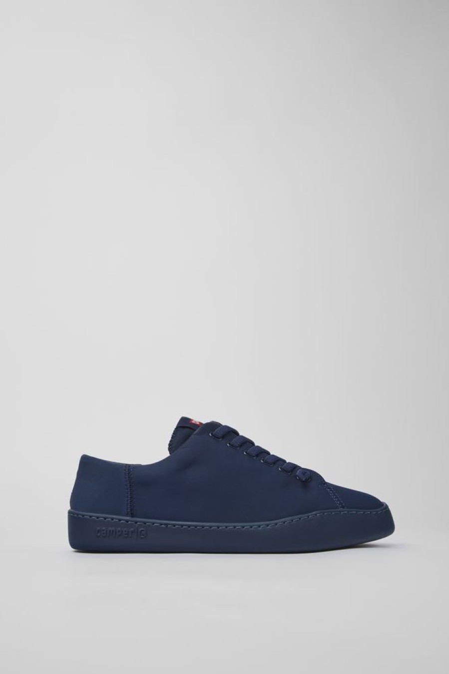 Herren CamperLab Lassige Schuhe | Blauer Herrensneaker Aus Textil