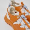 Kinder CamperLab Schnurschuhe | Kindersneaker In Orange Mit Weis