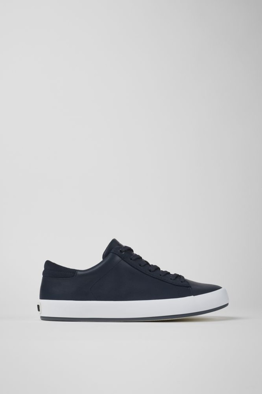 Herren CamperLab Sneaker | Blauer Herrensneaker Aus Leder Und Nubukleder