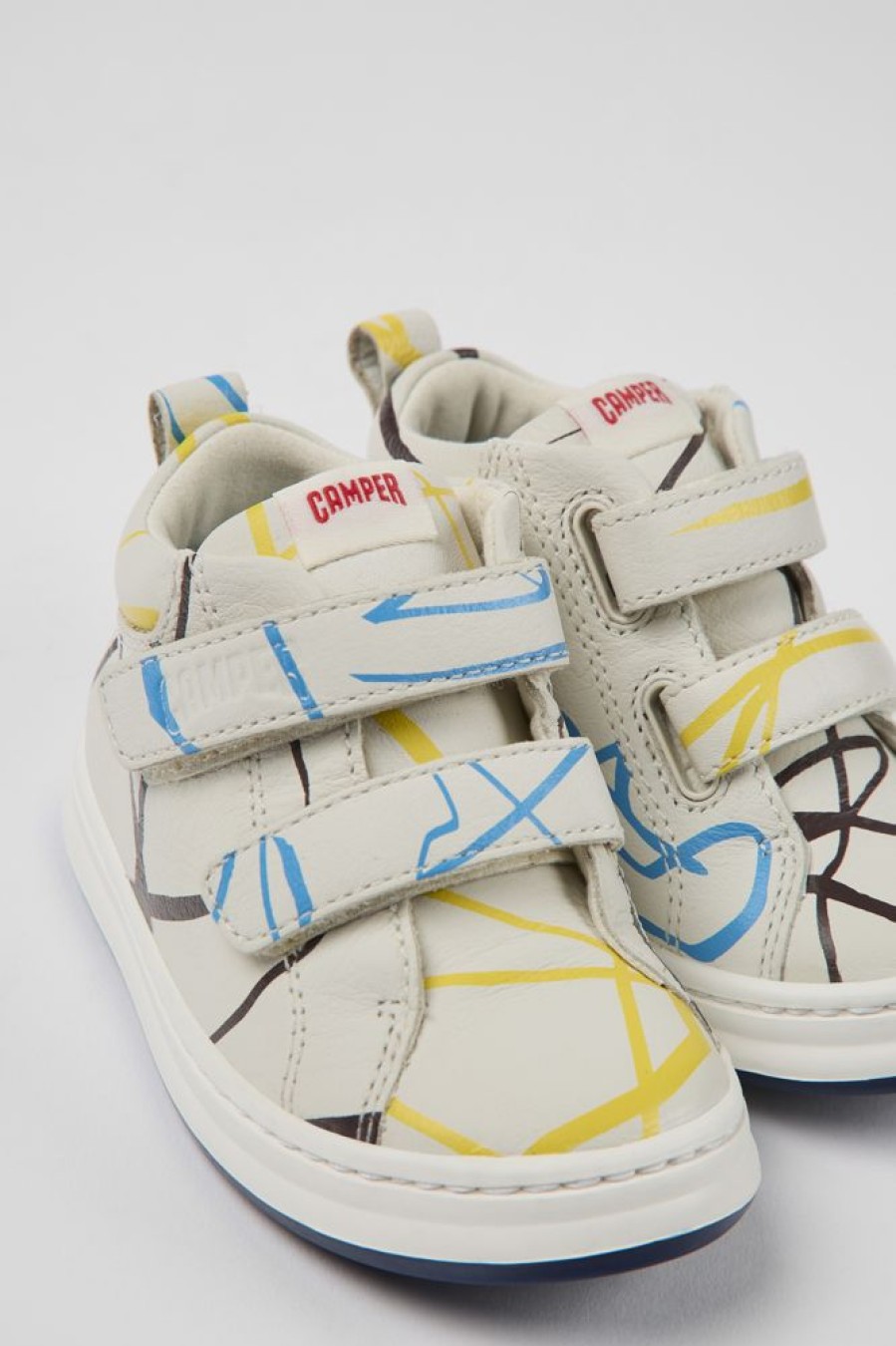 Kinder CamperLab Sneaker | Bunter Kindersneaker Aus Leder