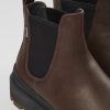 Damen CamperLab Stiefeletten | Braune Damenstiefelette Aus Leder