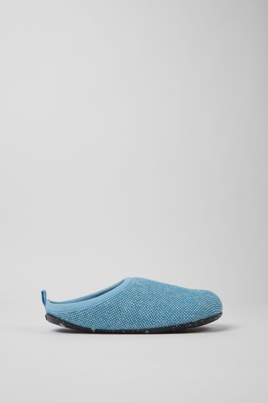 Damen CamperLab Slipper | Blauer Damenhausschuh Aus Wolle Und Viskose