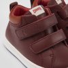 Kinder CamperLab Sneaker | Weinroter Kindersneaker Aus Leder