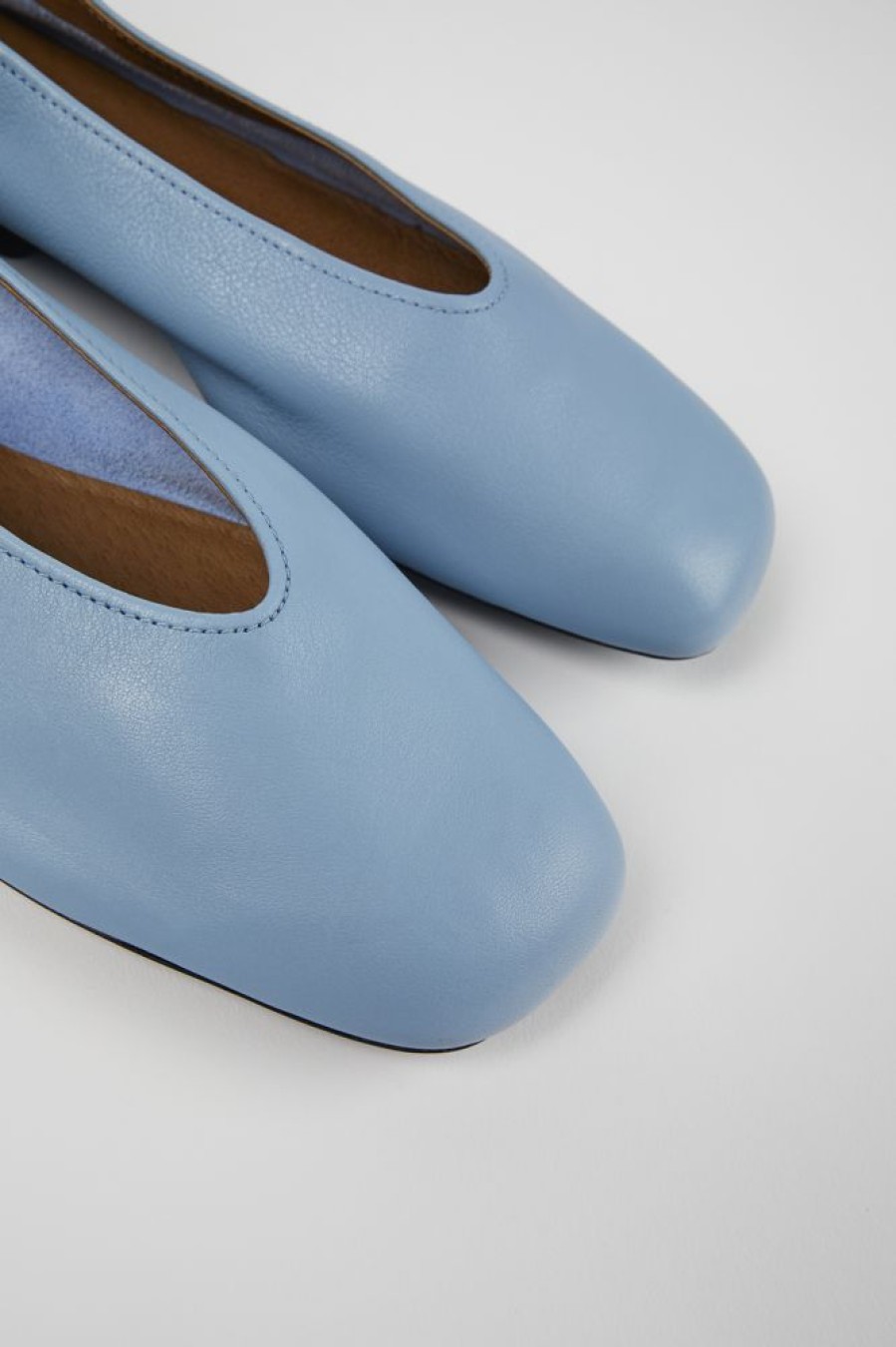 Damen CamperLab Sneaker | Blaue Lederballerinas Fur Damen