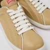 Damen CamperLab Sneaker | Beiger Damensneaker Aus Leder