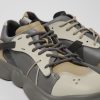 Damen CamperLab Sneaker | Mehrfarbiger Damensneaker Aus Leder Und Textil