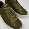 Herren CamperLab Sneaker | Gruner Herrensneaker Aus Leder