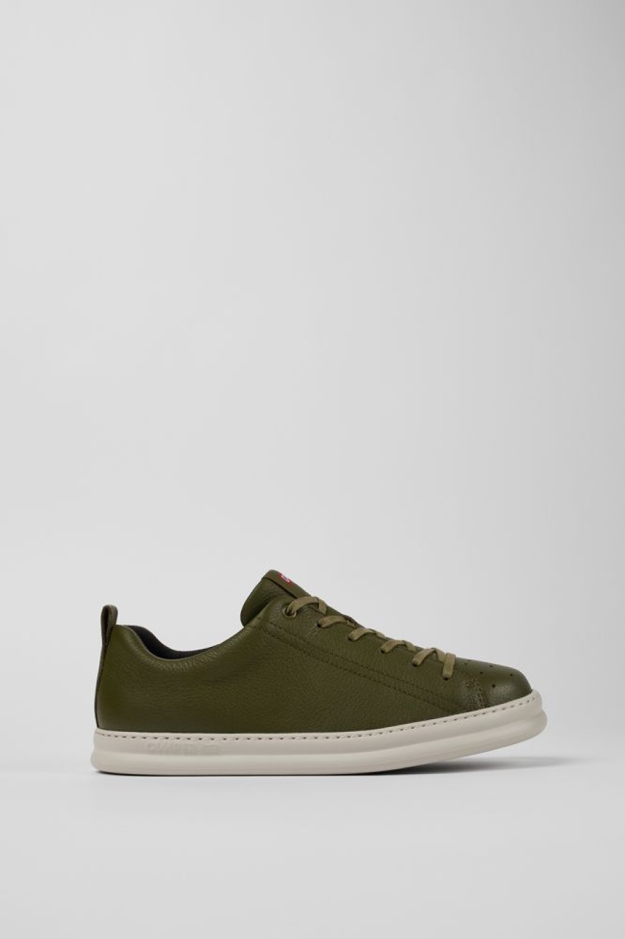 Herren CamperLab Sneaker | Gruner Herrensneaker Aus Leder