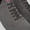 Herren CamperLab Lassige Schuhe | Grauer Herrensneaker Aus Nubukleder