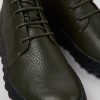 Herren CamperLab Lassige Schuhe | Grungraue Herrenstiefelette Aus Leder