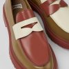 Herren CamperLab Elegante Schuhe | Mehrfarbige Herrenmokassins Aus Leder