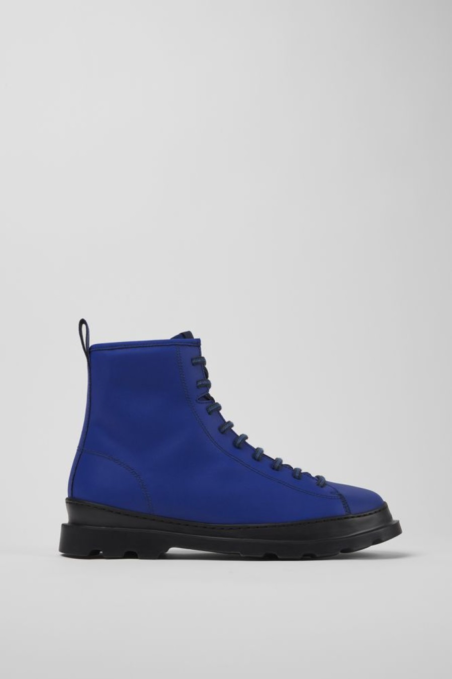 Herren CamperLab Stiefeletten | Blaue Herrenstiefelette Aus Mirum®