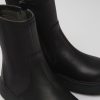 Kinder CamperLab Stiefel | Schwarzer Lederstiefel