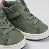 Kinder CamperLab Sneaker | Gruner Kindersneaker Aus Leder