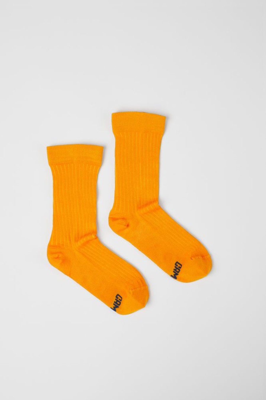 Herren CamperLab Socken | Orange Socken In Zusammenarbeit Mit Pyratex®