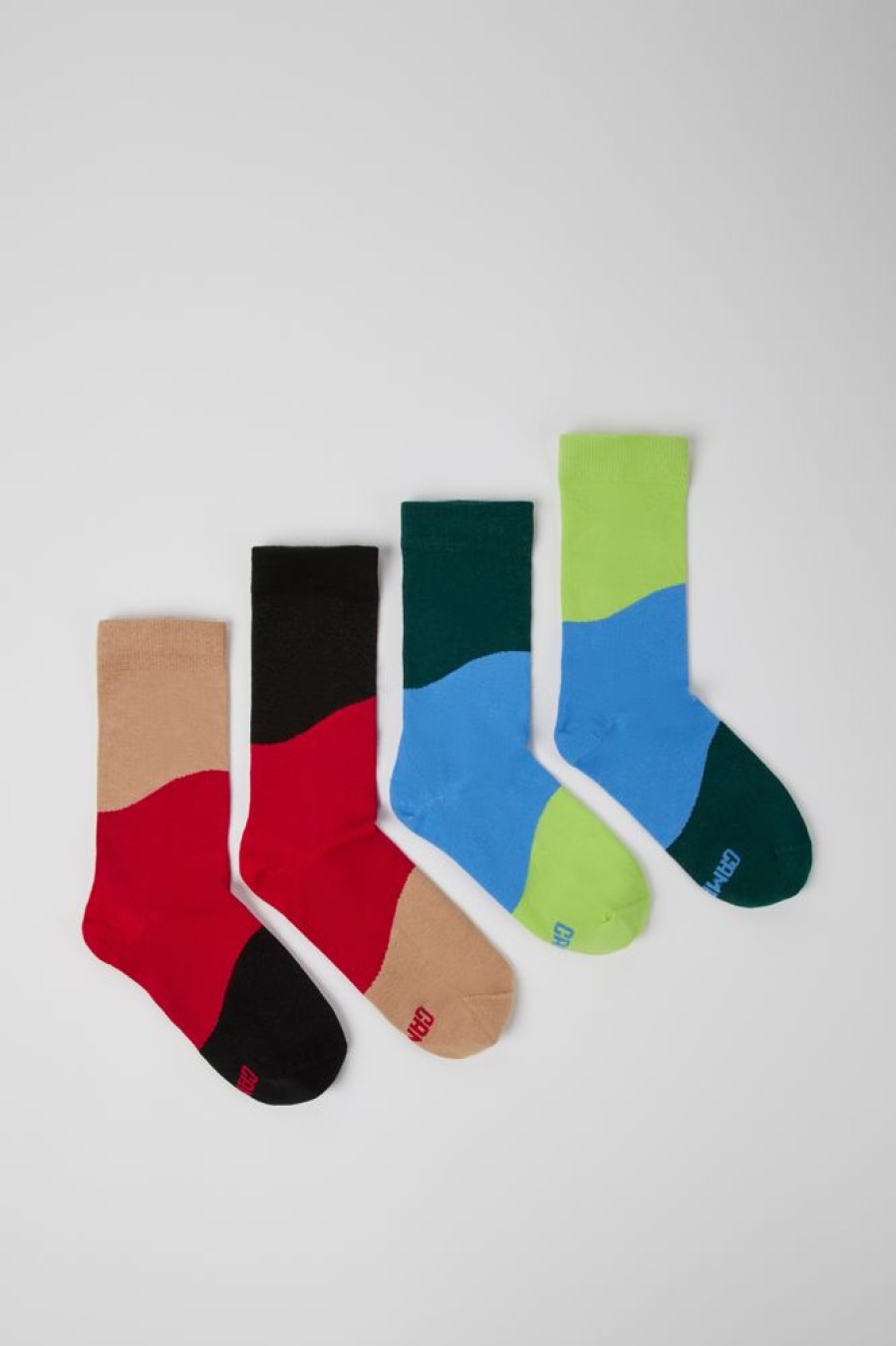 Herren CamperLab Socken | Bunte Strumpfe, Pack Mit 2 Paaren