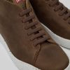 Herren CamperLab Stiefeletten | Brauner Herrensneaker Aus Leder