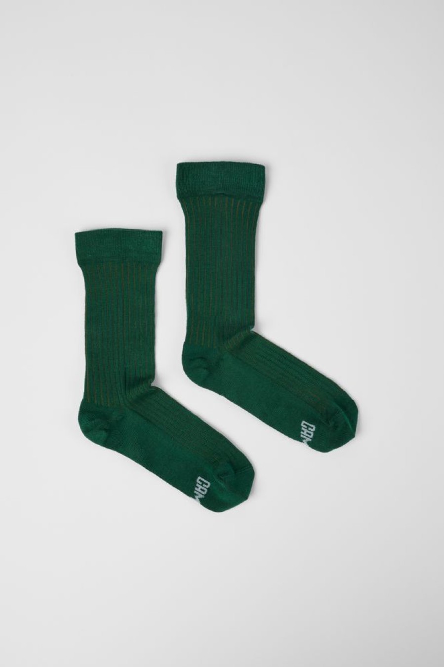 Damen CamperLab Socken | Grune Socken In Zusammenarbeit Mit Pyratex®