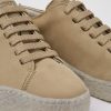 Damen CamperLab Sneaker | Beiger Damenschuh Aus Nubukleder