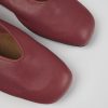 Damen CamperLab Sneaker | Rote Lederballerinas Fur Damen