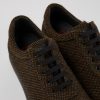 Damen CamperLab Sneaker | Brauner Sneaker Aus Wolle Und Viskose