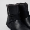 Damen CamperLab Stiefeletten | Schwarze Damenstiefelette Aus Leder