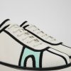 Herren CamperLab Sneaker | Weiser Herrensneaker Aus Textil