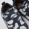 Kinder CamperLab Sneaker | Blau-Weiser Kinderschuh Aus Leder