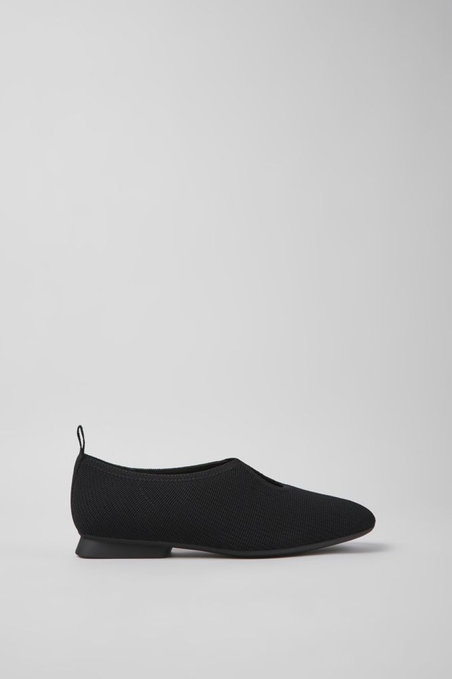 Damen CamperLab Sneaker | Schwarze Damenstrickballerinas Aus Einem Stuck