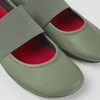 Damen CamperLab Sneaker | Grune Damenballerinas Aus Leder