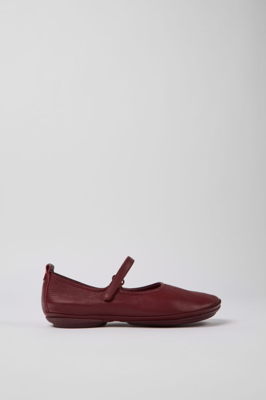 Damen CamperLab Sneaker | Weinrote Ballerinas Aus Leder