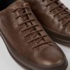 Herren CamperLab Lassige Schuhe | Lassiger Herrenschnurschuh In Braun